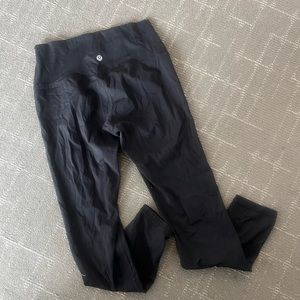 Lululemon Wunder Under Black Leggings Size 8